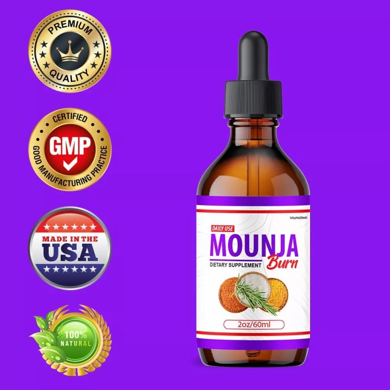 Mounja Burn Drops for Overall Wellness & Energy Supplement 60