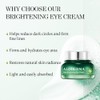 Aloderma- Crema iluminadora para ojos con aloe vera orgánico: crema