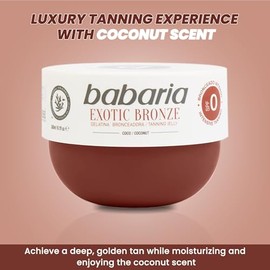 Exotic Bronze Tanning Jelly 300ml – Coconut Scented Gel for Intensive Deep Tan – Water Resistant & Moisturizing