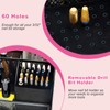 CGBE Nail Drill Bit Holder, 60 Holes Drill Bit Holder