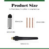 TIG Welding Tungsten Gripper Holder Set TIG Collet Long Back
