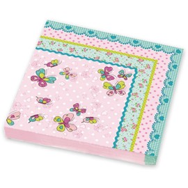 Lutz Mauder mauder11256 TapirElla Butterfly 's 20 Servietten Schmetterlinge