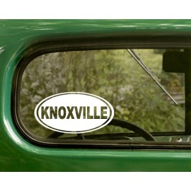 The Decal and Sticker Mafia 2 KNOXVILLE DECALs Tennessee Oval Sticker For Car Truck Bumper Window Rv