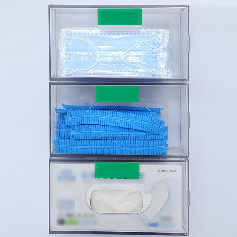 Wall Mounted Glove Box Holder Clear Acrylic Disposable Masks Dispenser