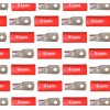 QTY15 0GA (4/0AWG)TINNED COPPER GOLF CAR BATTERY CABLE RING TERMINAL+SHRIN