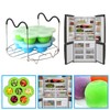 Silicone Egg Bites Mold Set of 4, Steamer Rack with