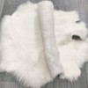 2pcs Natural Tanned Rabbit Hide Fur Skin (10" by 12"