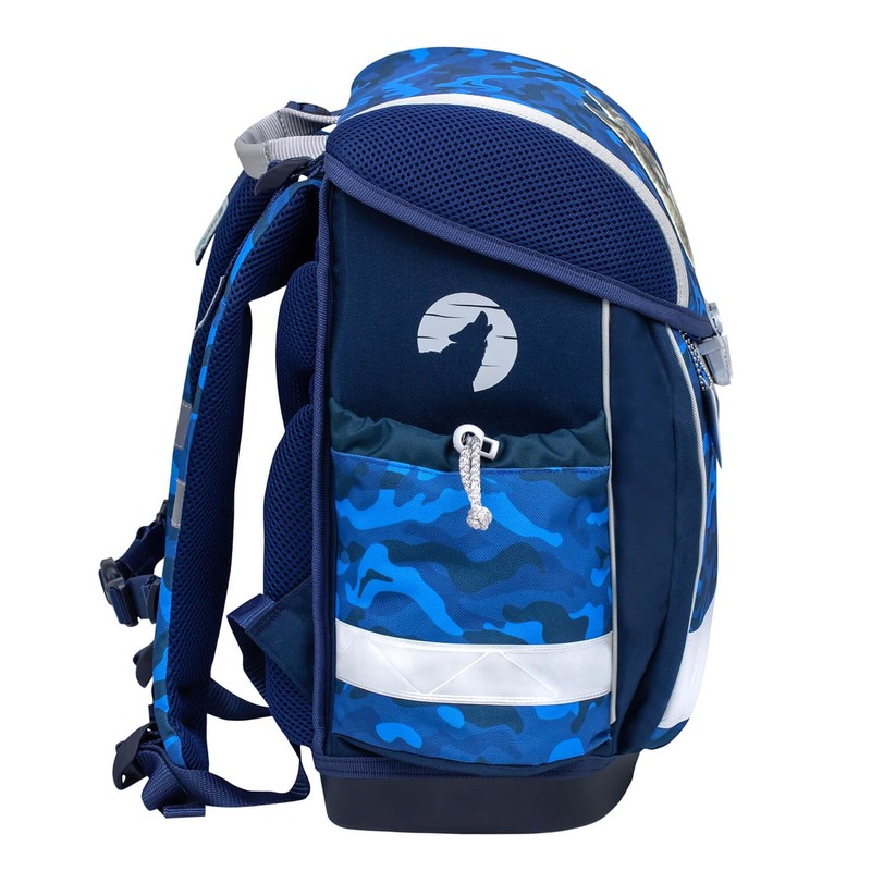 Belmil Classy Ergonomic School Bag with Chest Strap (403-13/AG), Alpha