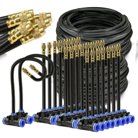 Toolzia Adjustable Garden Misting Watering System Kit