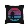 Luge Skeleton Bobsleigh Bobsled Throw Pillow
