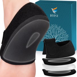 MHSY Heel Spur Inserts, Heel Protectors, Heel Pad Heel Spur for Achilles Tendonit, Aching Feet Relieves Heel Pain (1 Pair Larger Sizes:38-46+, Men 39-46)