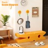 Sunflower Retractable Hooks, Strong Self-Adhesive Sticky Hooks, Traceless & Waterproof,
