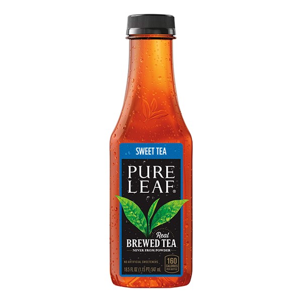 Pure Leaf Iced Tea, Sweet Tea, 18.5oz Bottles (12 Pack)