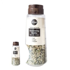 Large 470ml Seasoning Jar for Salt, Pepper, and Powders Kitchen Seasoning Bottle 2ea