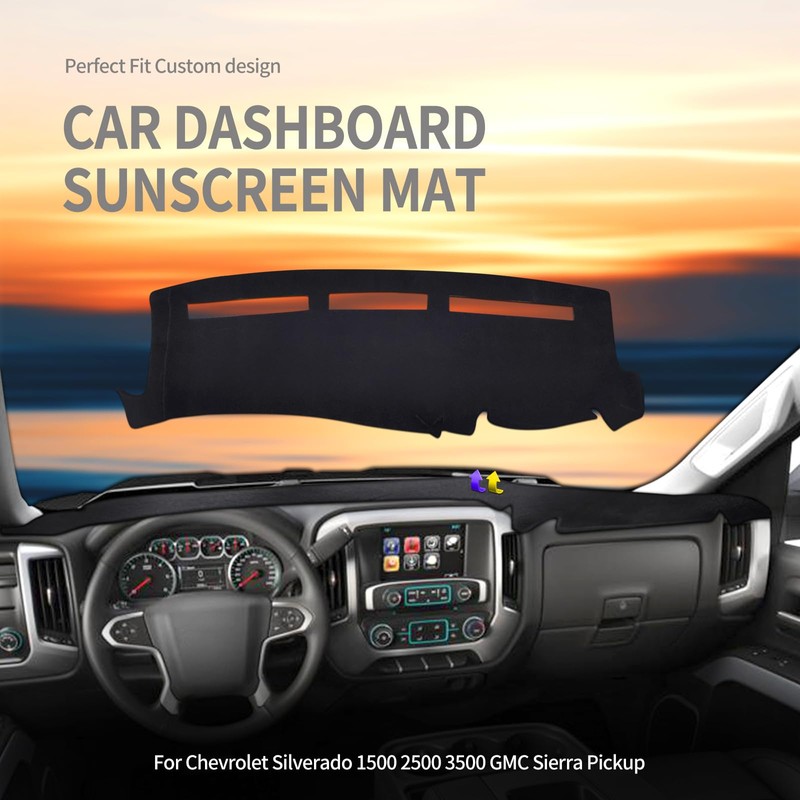2007-2013 Toyota Corolla Instrument Panel Mat, Instrument Panel Covered with
