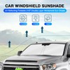 KUST Windshield Sun Shade for 2025 2024-2022 Toyota Tundra Accessories