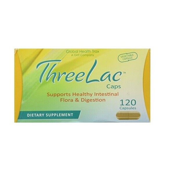 ThreeLac Caps Probiotic Capsules - 4-pack (120 capsules each)