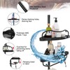 Corner Shower Caddy Tension Pole - Heavy Duty Floor to