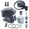 Adefol For Stihl MS362 47mm Cylinder Assembly Kit Piston Ignition