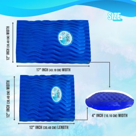 VOS Waterproof Pillow, Lightweight and Comfortable Home Decor Outdoor Pillows for Beach, Pool, Hiking, Backpacking, Camping