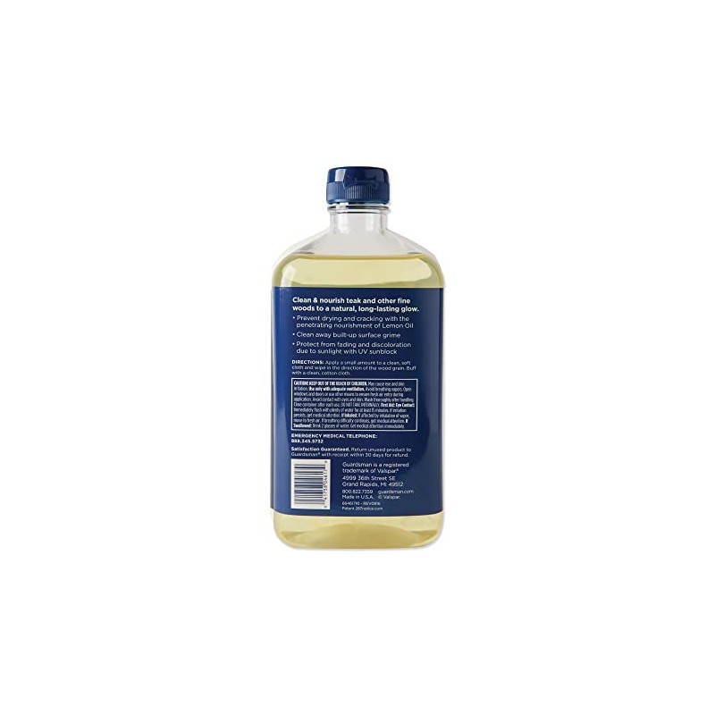 Guardsman Revitalizing Lemon Oil | Teak Oil Protects and Cleans