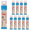Mitsubishi Pencil SXR8005K.15 10P Ballpoint Pen Refill, Jet Stream Multi-Color