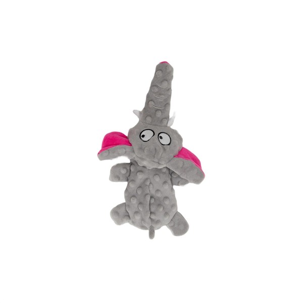 JACK AND VANILLA, Interactive Elephant Dog Toy, 28 cm, Grey,