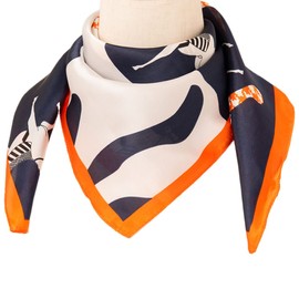 MAIRY Scarfs for Women Paisley Bandanas Lightweight Head Scarf Neckerchief Soft Satin Hijab Square Hair Wrap for Sleeping Ladies Girls,70104