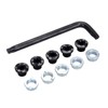 Sugino 701 Aluminum SINGLE Screw Set, Black