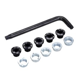 Sugino 701 Aluminum SINGLE Screw Set, Black