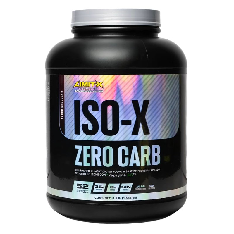 Limit-X Nutrition ISO-X Zero Carb - Suplemento Deportivo en polvo