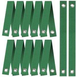 Jevrench 150 PCS Tree Stake Straps, Nylon, Green, Perfect for Staking, Guying, Straightening & Protecting Trees, Heavy Duty, Rust-Resistant Buckles