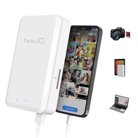 NEWQ NEWQ 1TB External Hard Drive for iPhone, iPad, MacBook - USB 3.0, 2.0, 2.0 3.0 - Compatible with iOS & Android, Store Photos, Videos, Music, Documents