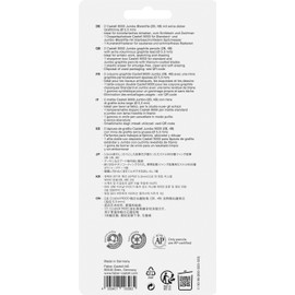 Faber-Castell 9000 - Juego de lápices de grafito jumbo – 2 lápices de grafito (2B, 4B), sacapuntas de lápices de doble agujero, borrador de arte sin polvo, lápices de grafito para dibujar, dibujar y