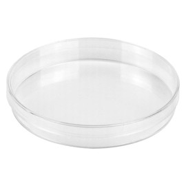 MELGO 5 Pcs Plastic Petri Dish, Sterile Bacterial Culture Dish, Laboratory Plant Cell Tissue Petri Dish Accessories for Lab Supplies, School Science Equipment (Plastic-90mm-5Pcs)
