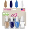 Eternal Nail Polish Set 4 Piece Kit: Long Lasting, Quick