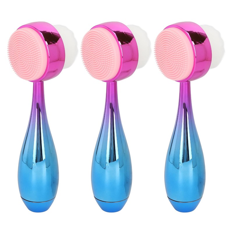 Cepillo de Limpieza Facial de Doble Cara para Piel Sensible