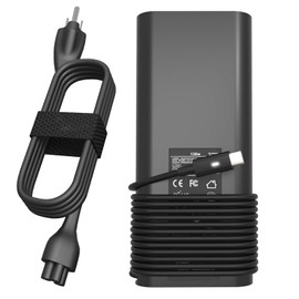 New Slim ETL 130W USB C Laptop Charger for Dell XPS 15 17 9500 9510 9520 9530 9700 9710 9720 2in1,Precision 5550 5560 5530 5570 5470 5480 5760,Latitude 5431 5531 Type C Computer Power Cord