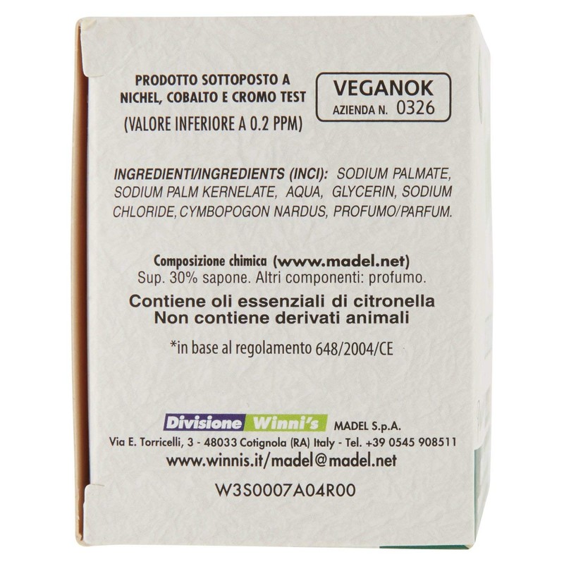 Winni's Naturel Marseille Soap - 250g, White