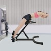Roman Chair Back Extension Machine,Multi-Functional Foldable Hyperextension Roman Chair,Adjustable Telescopic