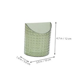 SHOWERORO Remote Control Holder Wall Mount Phone Shelf 6pcs Organizing Box Holder for Bedroom Bathroom