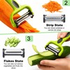 3-in-1 Vegetable Peeler, Julienne Peeler & Vegetable Slicer Kitchen Tool