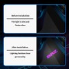 uunonaha 2 pcs Non-Fading LED Car Door Logo Lights Courtesy