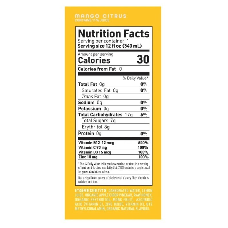 Life Cider | 12 Pack (12 Fl Oz) | Mango