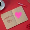 GANAZONO Colorful Heart Shape Memo Pads 8 Pack Sticky Notebooks