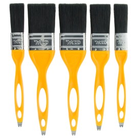 Coral 31458 Hybrid 5 Paint Brush Set - Paint Brushes for Walls & Ceilings with Built-in Paint Can Opener - Ideal for House Painting - Perfect Finish - Wall Paint Brushes for Home & Indoor Use