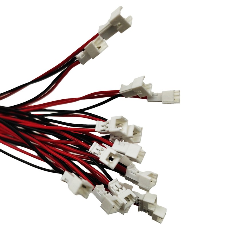 20 Pairs JST 1.25mm 2-Pin Micro Electronics Male and Female