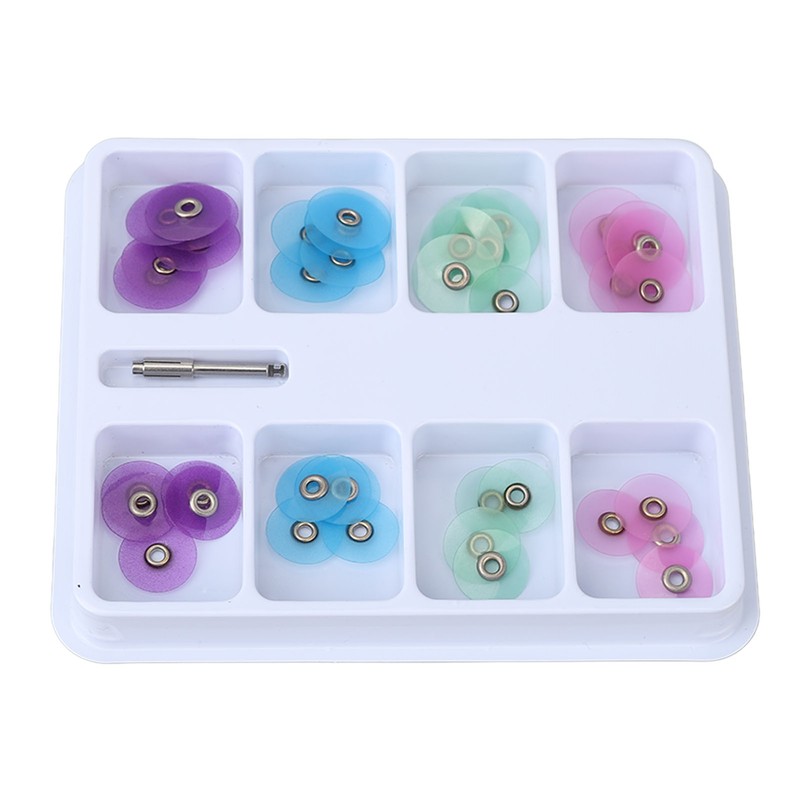 40pcs Dental Polishing Discs Teeth Whitening Resin Oral Teeth Finishing