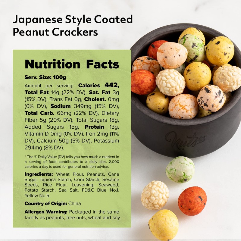NUTS U.S. - Japanese Coated Peanut Crackers | Japan Mix