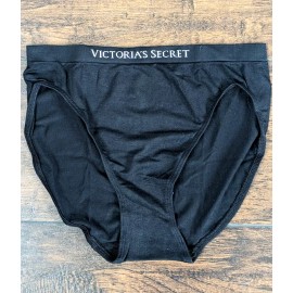 Victoria's Secret New Victoria's Secret Black Seamless Brief/Slip Women’s Panties Underwear S (2)